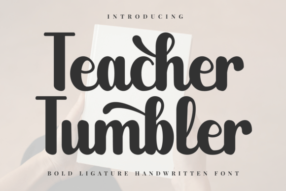 Teacher-Tumbler-Fonts