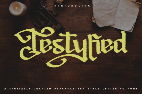 Testyfied-Fonts