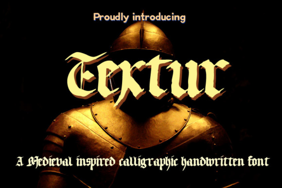 Textur-Font