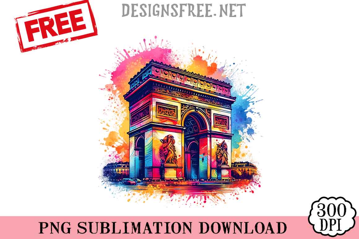 The-Arc-De-Triomphe-France-png-free