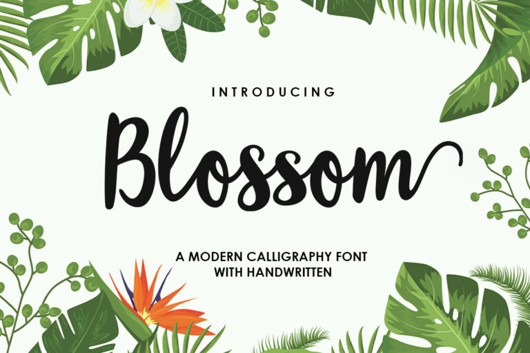The-Blossom-Font