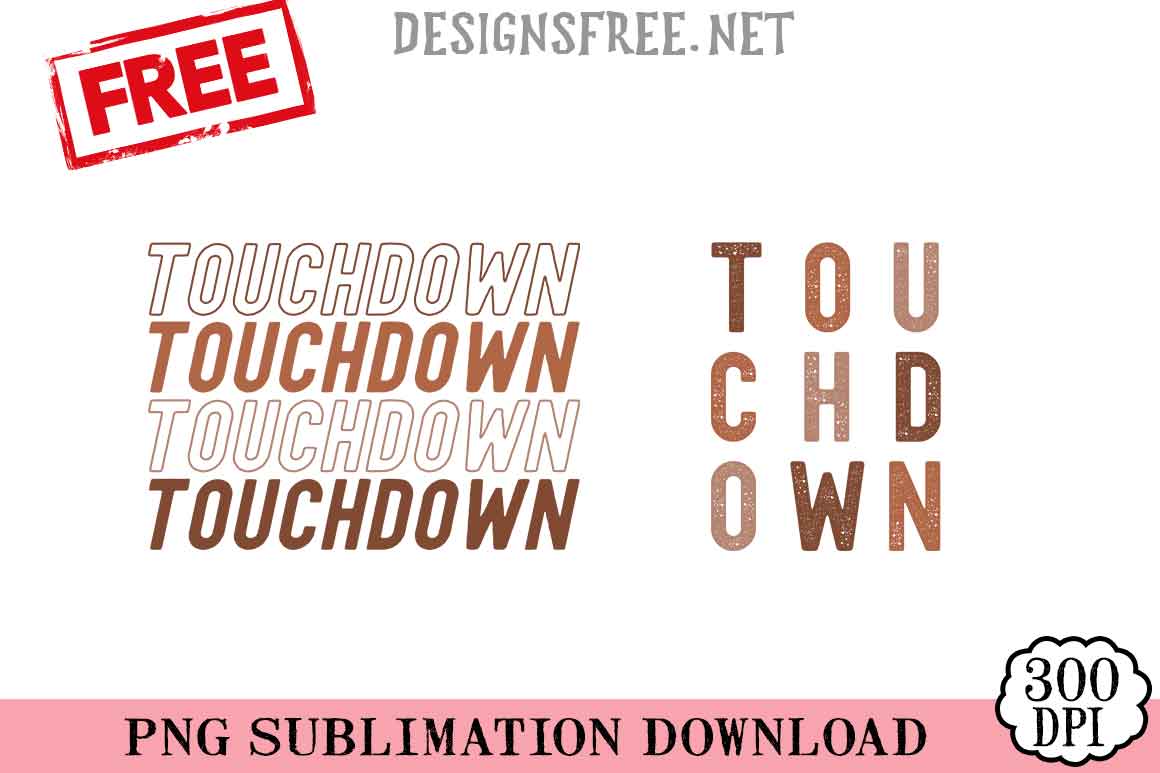 Touchdown-svg-png-free