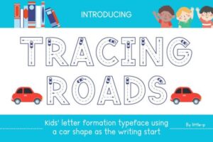 Tracing-Roads-Fonts