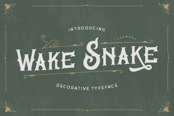 Wake-Snake-Fonts