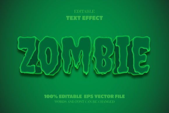 Zombie-Text-Editable-Font-Effect