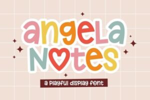 angela-notes-Fonts